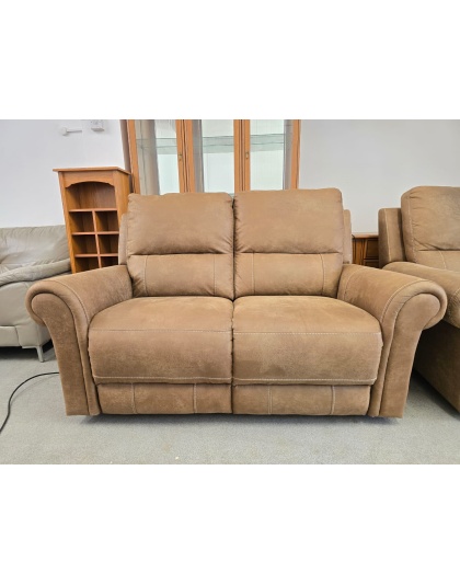 DFS Suede Electric Recliners