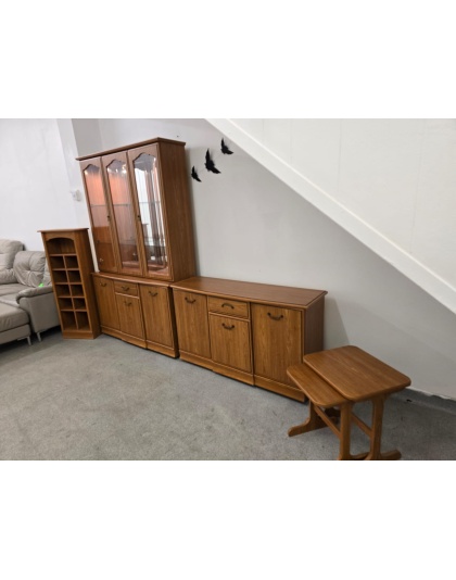 Woodberry Bros &amp; Haines Furniture Set - Cabinets and table