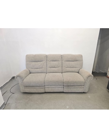 Fabric Three Seater Electric Recliner