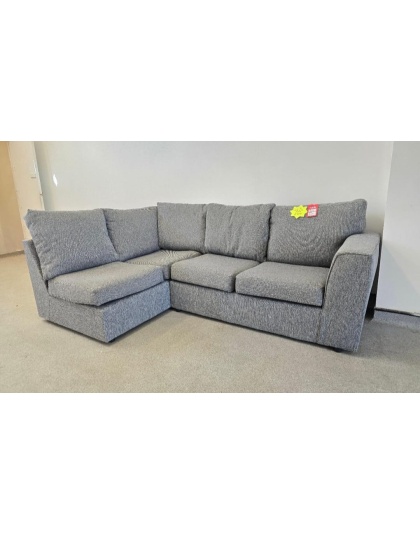 SCS Grey Fabric L Side Corner Sofa